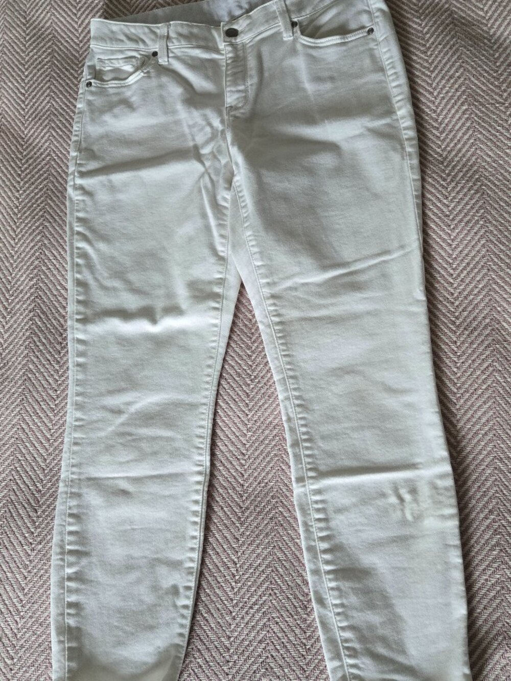 Soma White Skinny Jeans - Size L - White